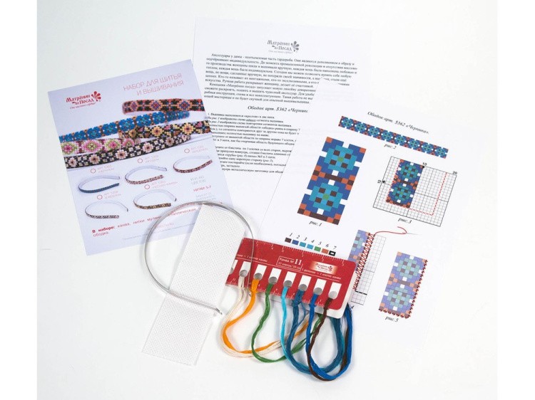 Набор для вышивания «Ободок. Черника» — картинка 4