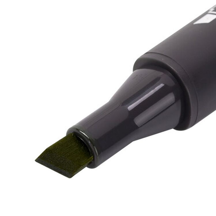 Маркер для скетчинга двусторонний 1 мм - 6 мм BRAUBERG ART CLASSIC, цвет: оливковый бледный — картинка 3