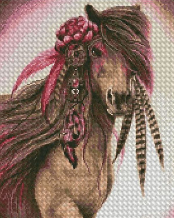 Алмазная вышивка «Красивая лошадь»