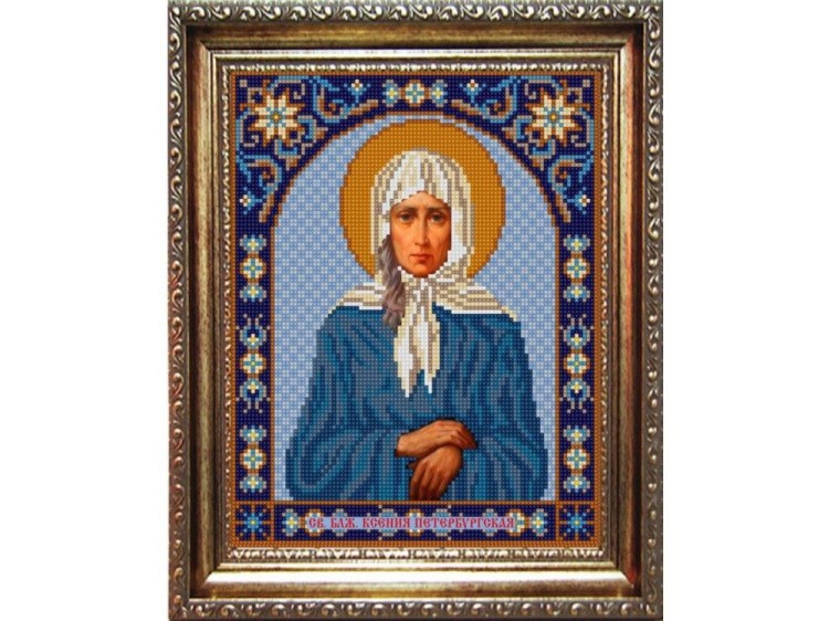 Рисунок на ткани «Св.Ксения»