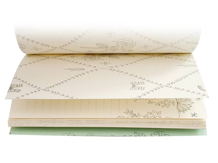 Блокнот-раскраска «Волшебные цветы» — картинка 3