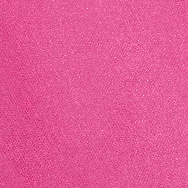 Фатин Kristal средней жесткости, блестящий, 5 м, ширина 300 см, 100% полиэстер, цвет: розовый неон — картинка 4