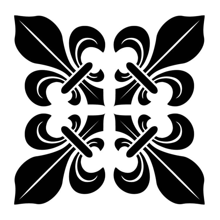 Текстурный лист «Королевская лилия», 9х9х0,3 см, Craft&Clay