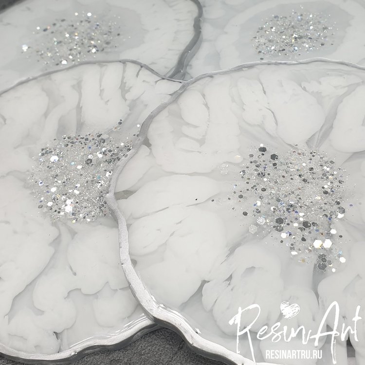 Набор №002 для создания подстаканников (Белое серебро) — картинка 3