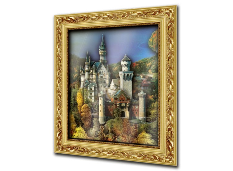Объемная картина «Замок Нойшванштайн» — картинка 3