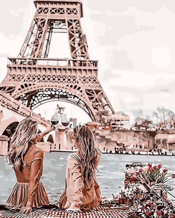 Картина по номерам «В Париже»