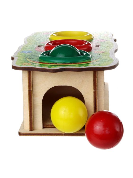 Стучалка цветная «Фрукты», 3 отверстия — картинка 5