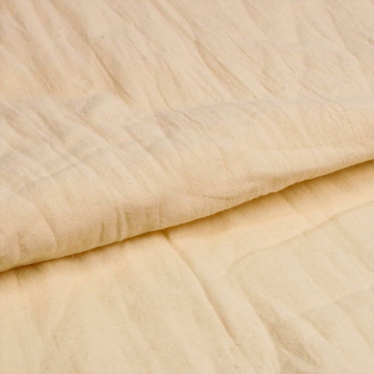 Ткань Хлопок крэш, 1 м х 150 см, 90 г/м², цвет: светло-бежевый, TBY — картинка 3