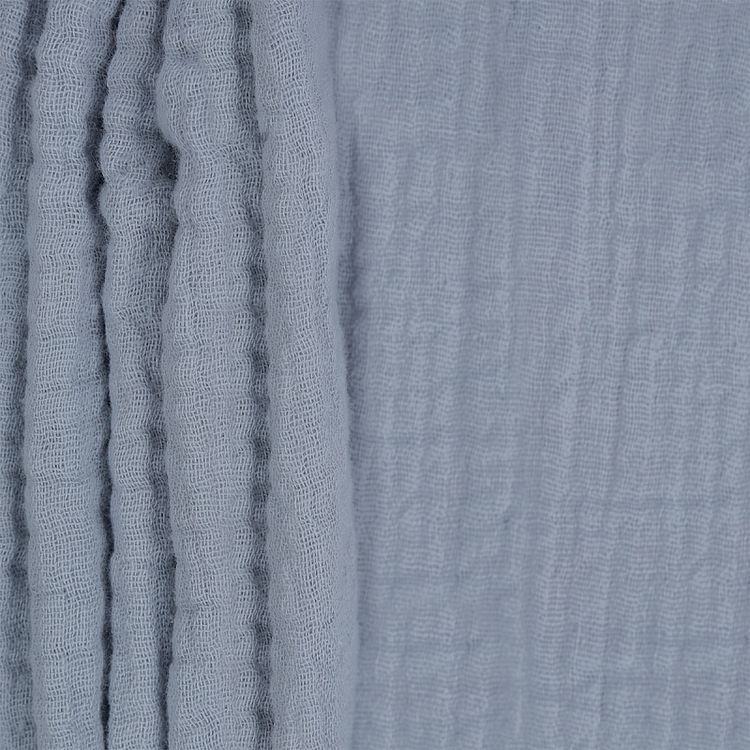 Ткань Муслин, 5 м x 130 см, 125 г/м², цвет: светло-серый, TBY — картинка 2