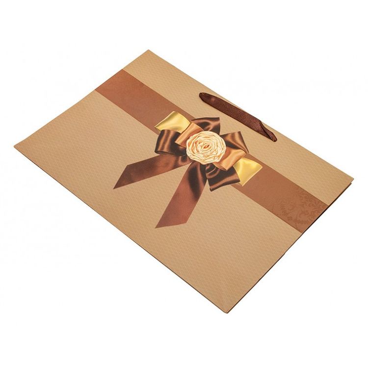 Подарочный пакет «Коричневая лента» — картинка 5