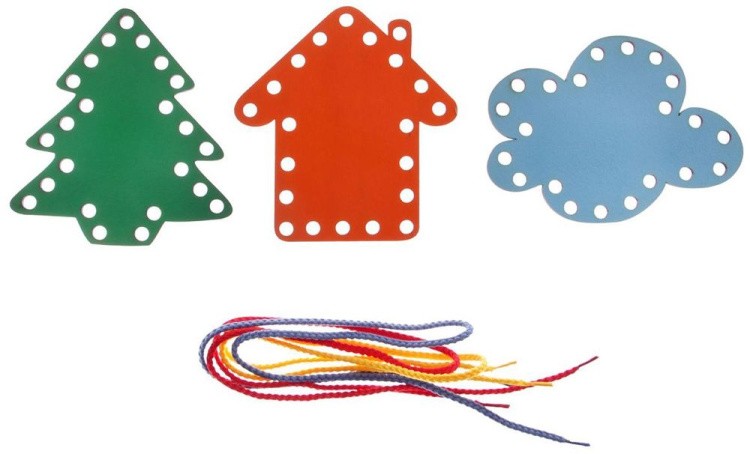 Игра - шнурочки «Домик в лесу» — картинка 2