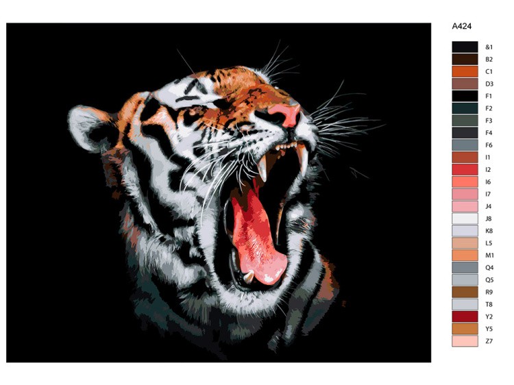 Картина по номерам «Перед сном» — картинка 2