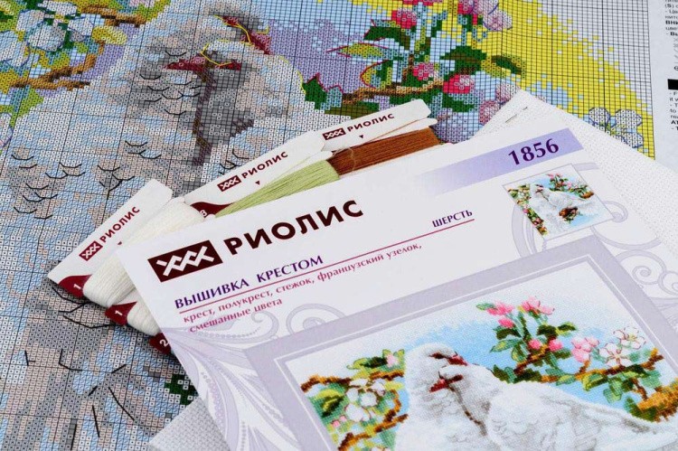 Набор для вышивания «Белые голуби» — картинка 4