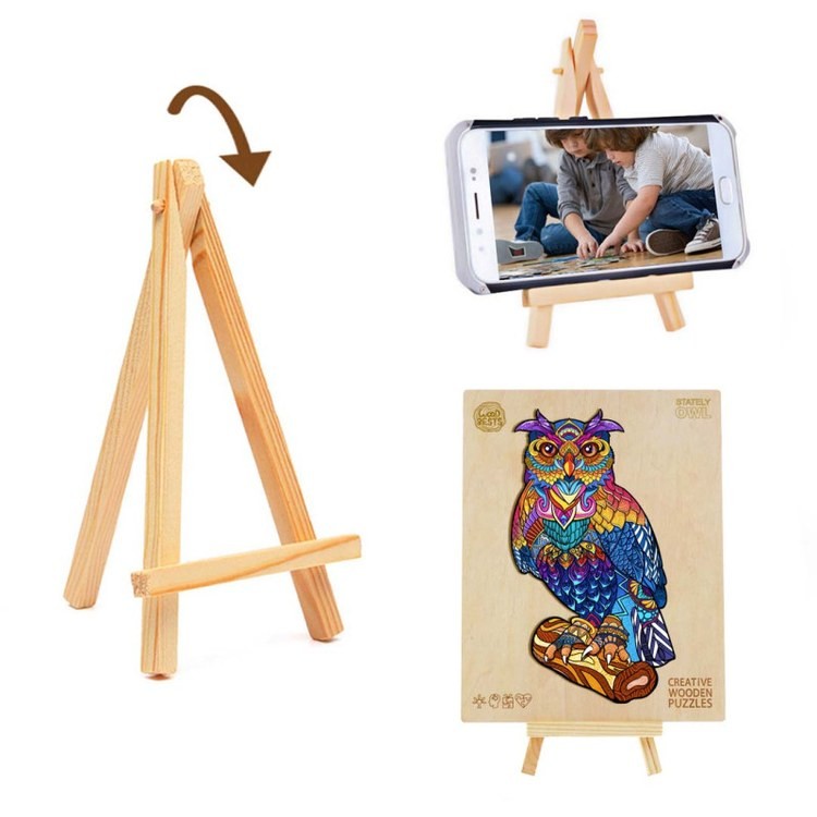 Деревянные пазлы «Величественная Сова M», Woodbests — картинка 6