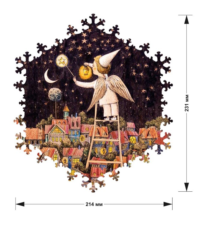 Деревянные пазлы DAVICI «Если звезды зажигают» — картинка 2