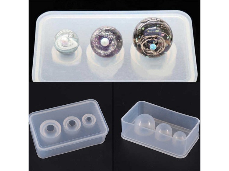 Форма силиконовая 3 сферы, Resin Pro — картинка 3