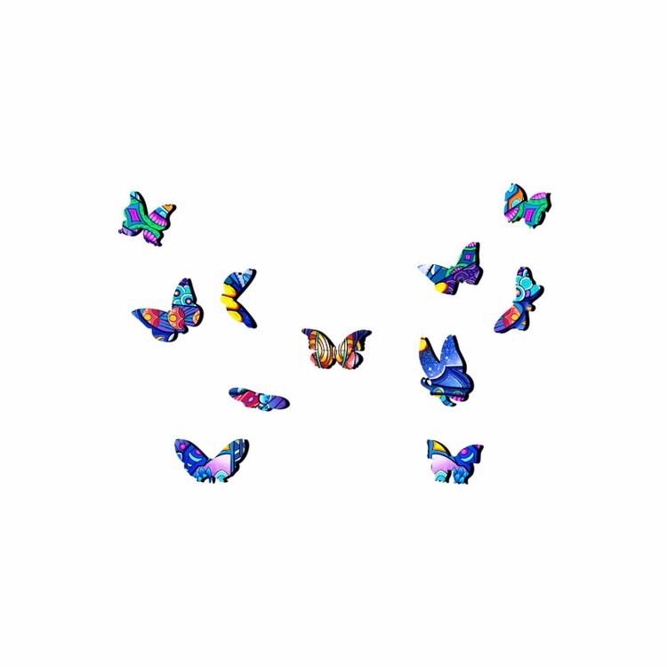 Деревянные пазлы «Очаровательная Бабочка M», Woodbests — картинка 4