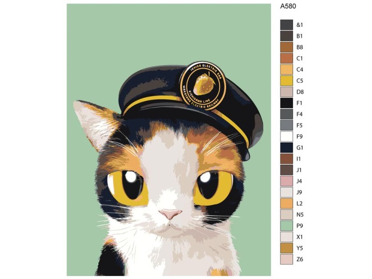 Картина по номерам «Капитан» — картинка 2