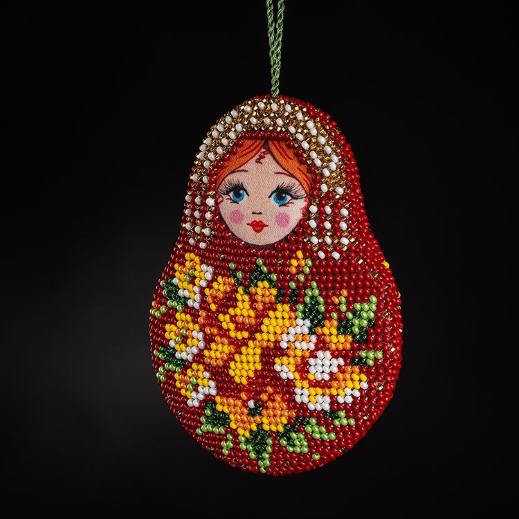 Набор для вышивания «Матрешка Жостовская» — картинка 3