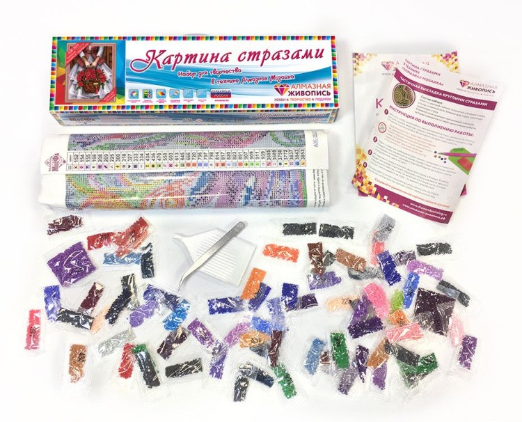 Алмазная вышивка «Цветочница» — картинка 3