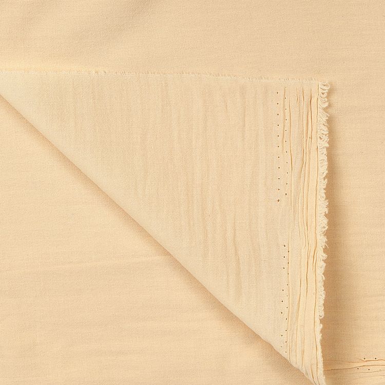 Ткань Хлопок крэш, 5 м х 150 см, 90 г/м², цвет: светло-бежевый, TBY — картинка 5