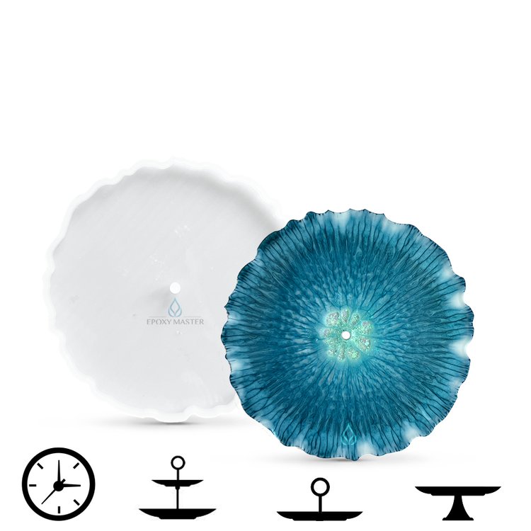 Силиконовый молд - Заготовка для фруктовницы, 15 см — картинка 2