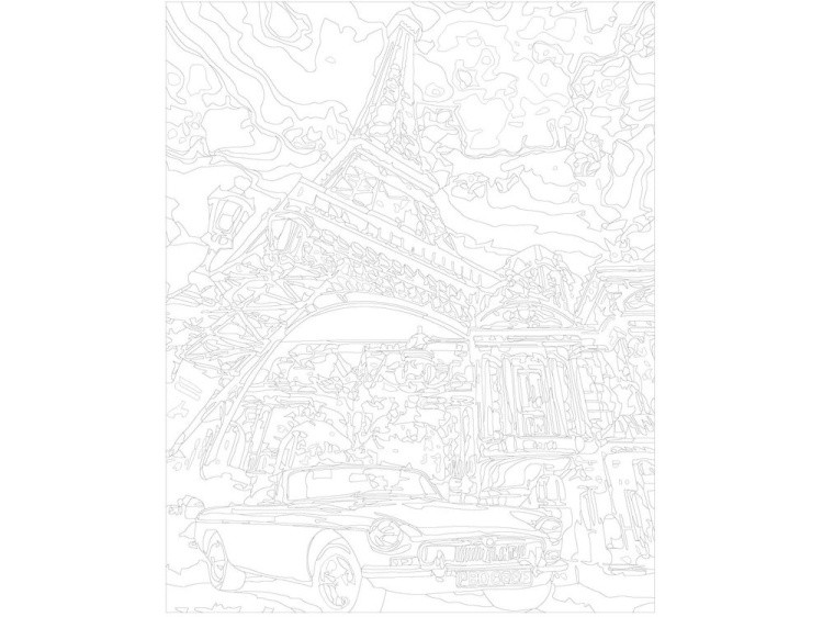 Картина по номерам «Париж» — картинка 3