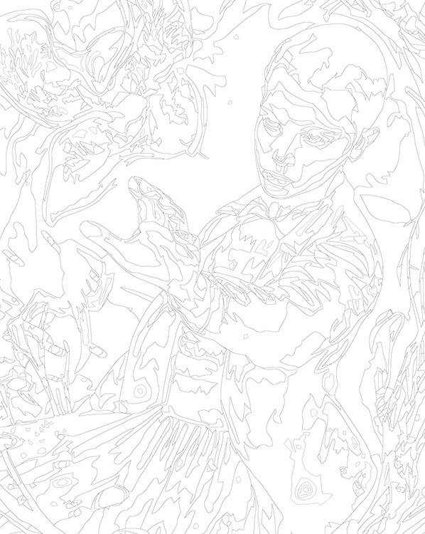 Картина по номерам «Очень странные дела ОСД Милли Бобби Браун» — картинка 3