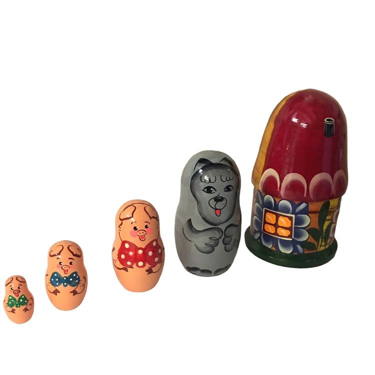 Матрешка «Три поросенка» — картинка 2