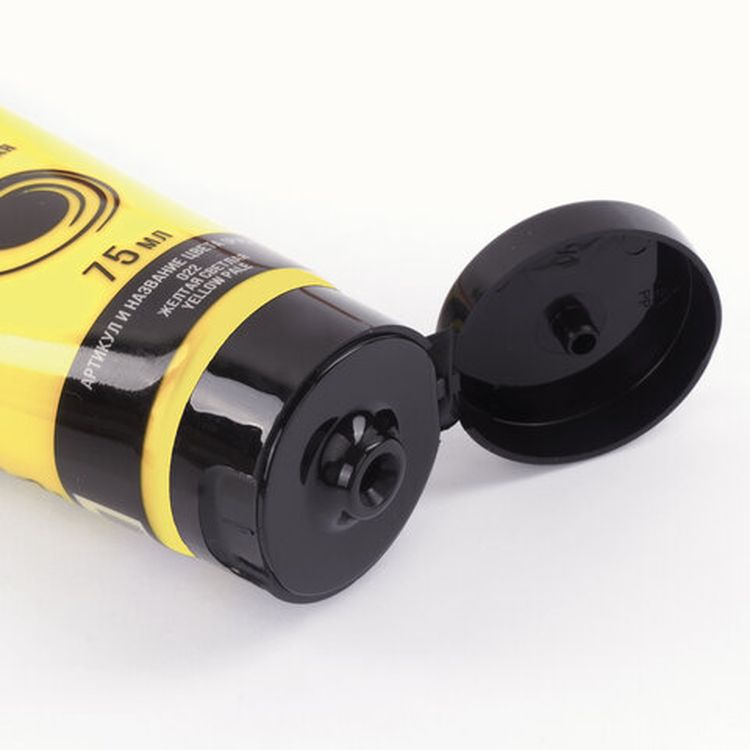 Краска акриловая художественная BRAUBERG ART CLASSIC, туба 75мл, желтая светлая — картинка 3