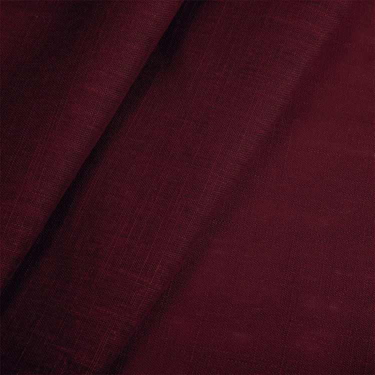 Ткань льняная, 1 м x 140 см, 190 г/м², цвет: бордо, TBY — картинка 2
