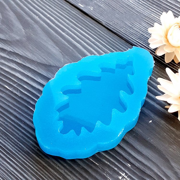 Дубовый Листик, модель №36 - Силиконовый молд MyMold — картинка 2