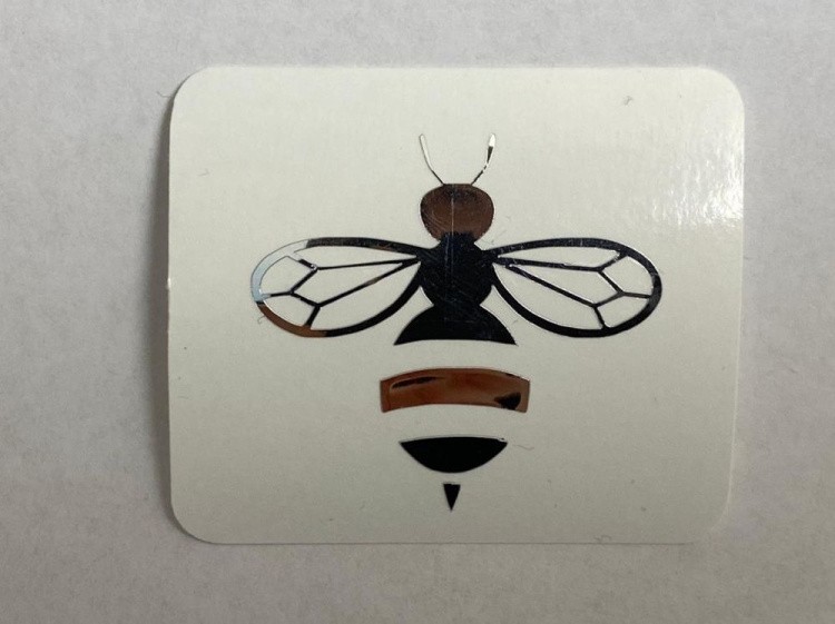 №525 Наклейка (Серебро) Sticker 2 1 1 1 1, Art Blong — картинка 2