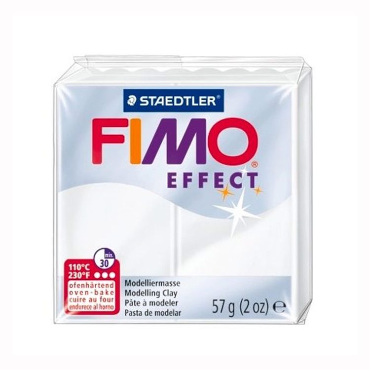 Полимерная глина FIMO Effect, цвет: прозрачный, 57 г