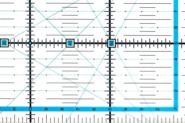 Линейка для пэчворка, 10x45 см, Gamma — картинка 3