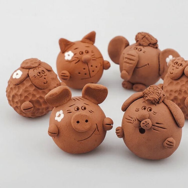 Масса керамическая для лепки Остров сокровищ, самозатвердевающая, 1000 г, терракотовая — картинка 3