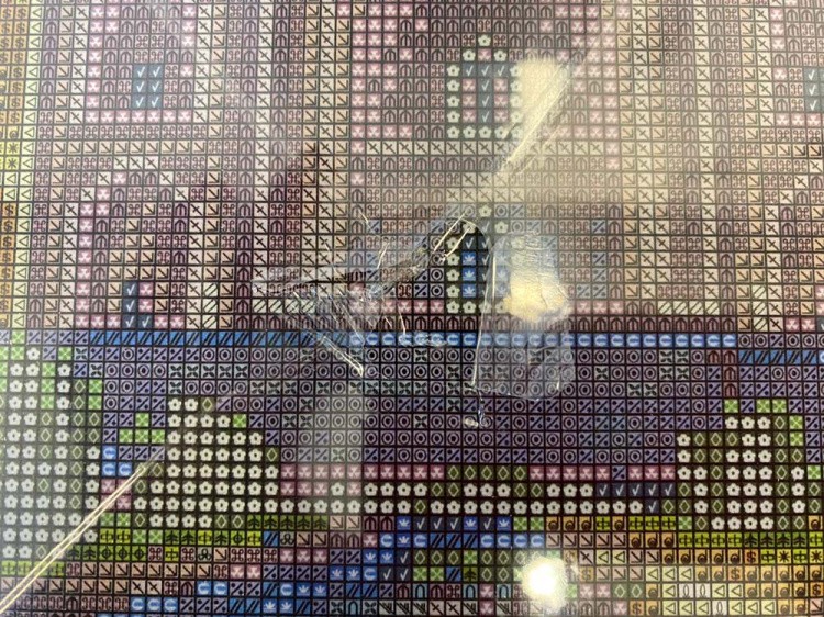 УЦЕНКА. Алмазная вышивка «Мечеть Тадж-Махал» (порвана коробка, царапина на холсте) — картинка 4