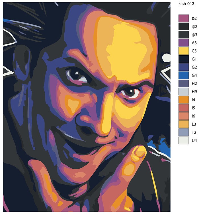 Картина по номерам «КиШ Король и Шут: Арт 2» — картинка 2