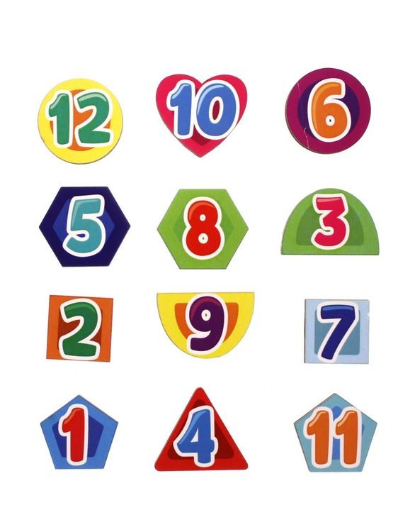 Развивающее пособие из дерева «Часы-вкладыши 2» — картинка 3