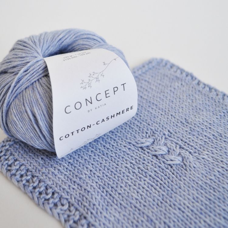 Пряжа Katia Cotton-Cashmere (75), бежевый, 5 шт. по 50 г — картинка 2