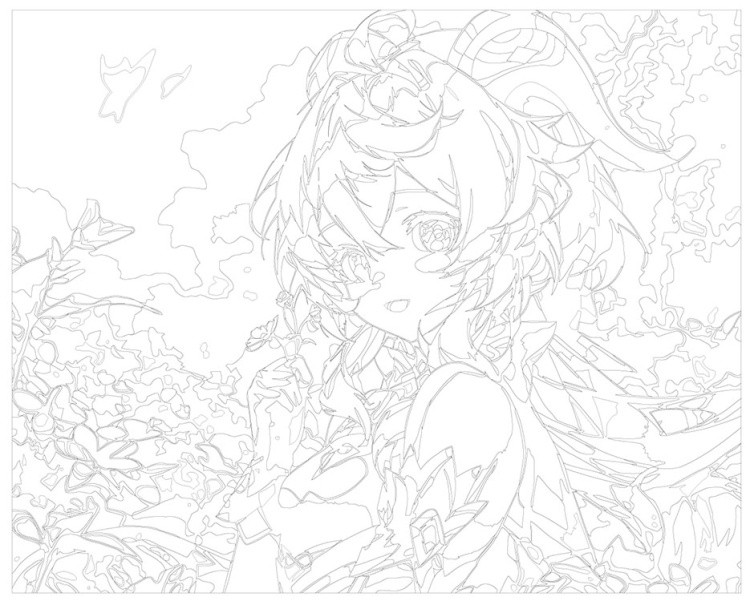 Картина по номерам «Genshin Impact Геншин Импакт: Гань Юй 3» — картинка 3