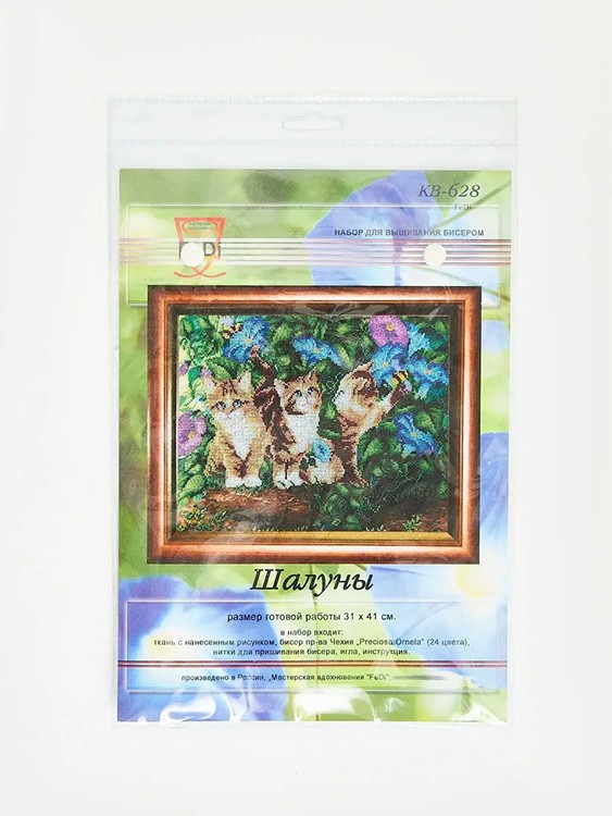 Набор вышивки бисером «Шалуны» — картинка 4