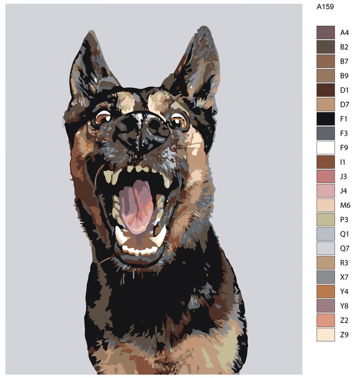 Картина по номерам «Микки» — картинка 2