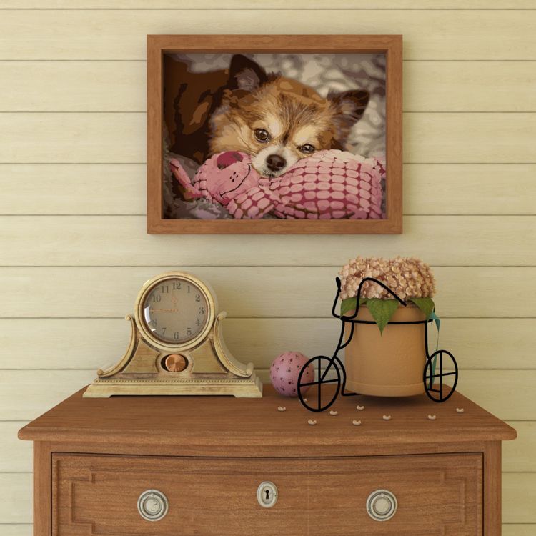 Картина по номерам «Чихуахуа» — картинка 2