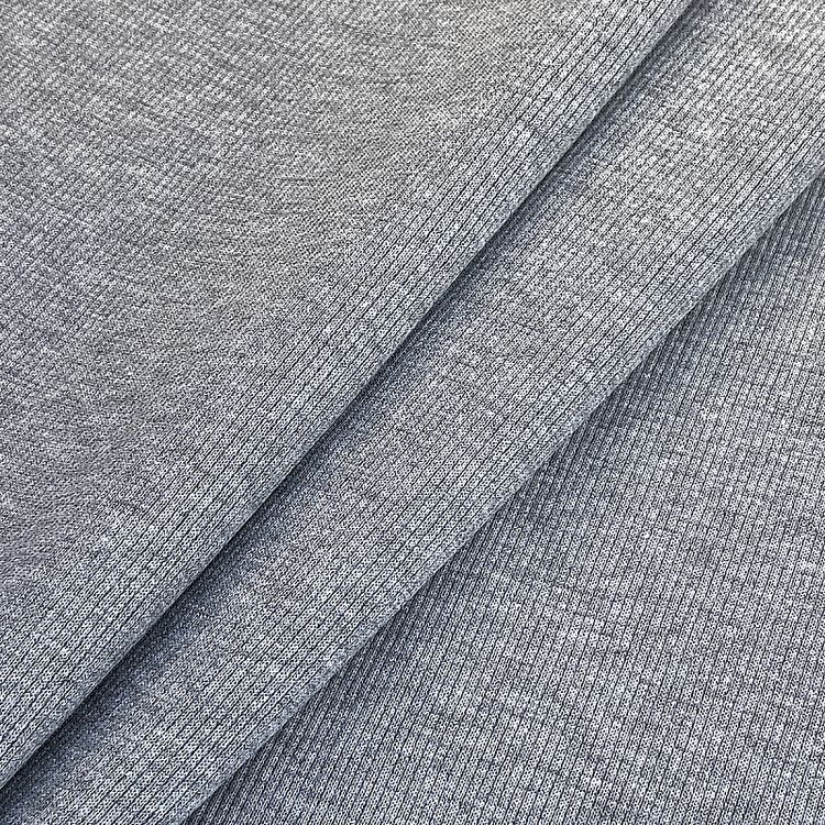 Ткань трикотаж Кашкорсе с лайкрой, 3 м x 120 см, 400 г/м², цвет: серый меланж, TBY — картинка 2