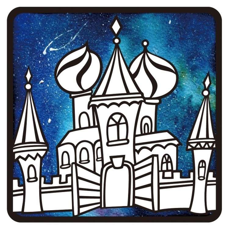 Аппликация цветной фольгой «Пряничный город» — картинка 2