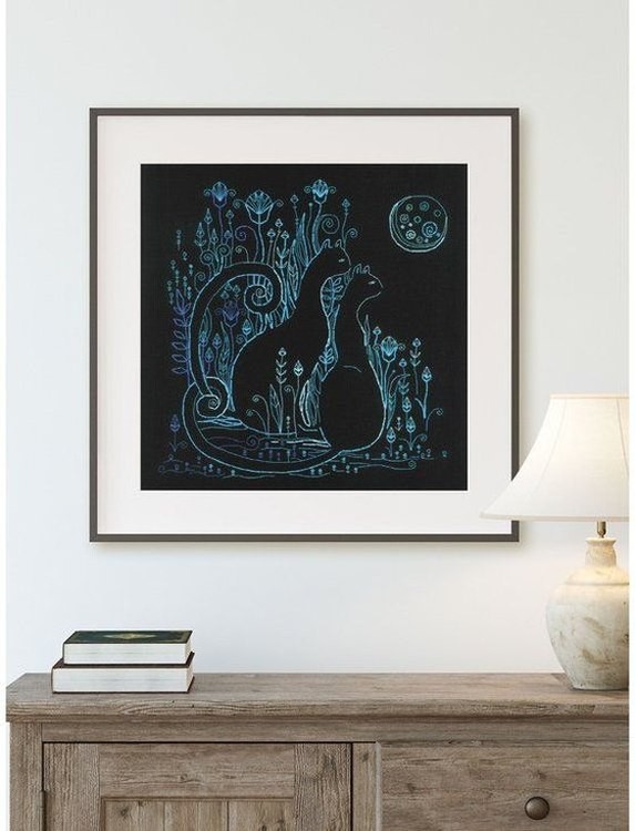 Набор для вышивания «Кошки. Лунная ночь» — картинка 7