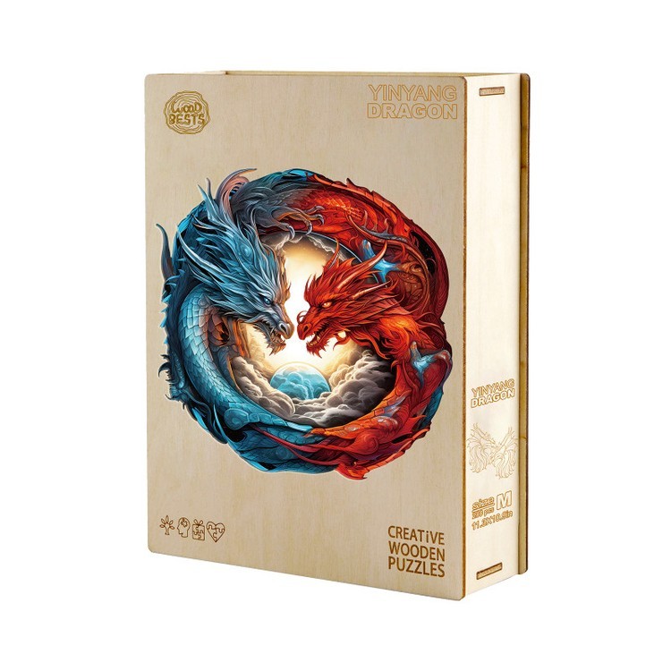 Деревянные пазлы «Огонь и вода L», Woodbests — картинка 5