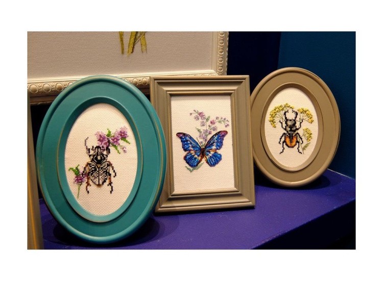 Набор для вышивания «Синюха и бабочка» — картинка 3