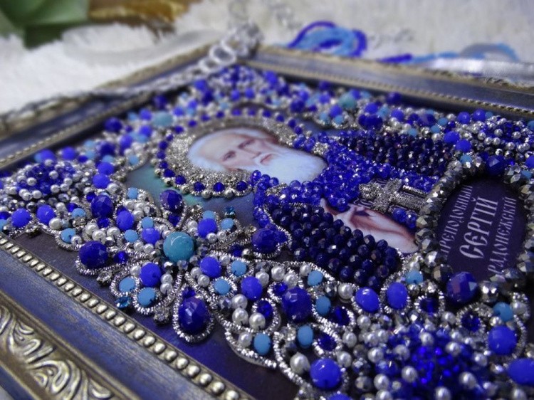 Набор вышивки хрустальными камнями «Святой Сергий Радонежский» — картинка 6